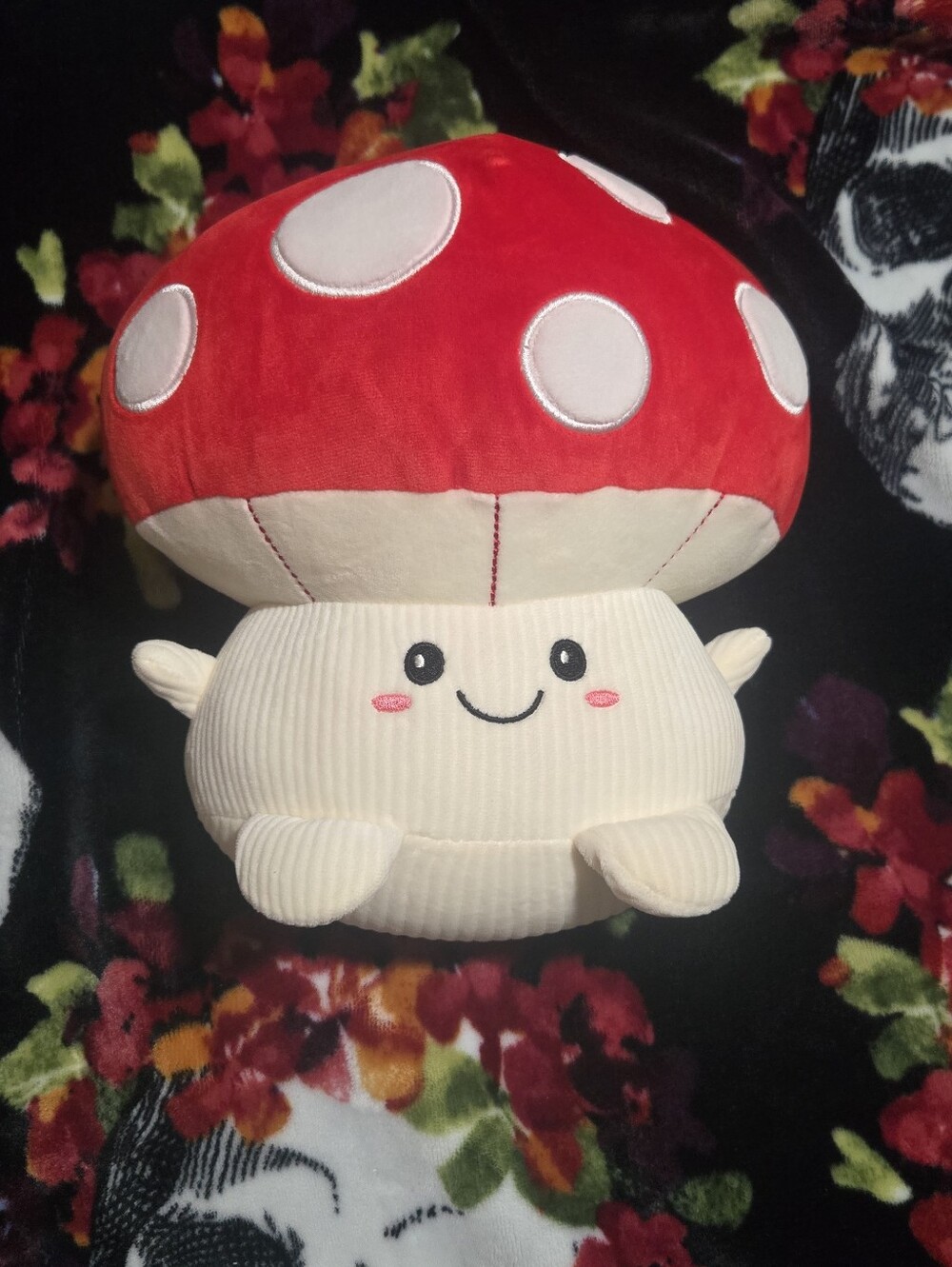 Smoochy Pals Red & Cream Mushroom Plush Toy - Kids Toys